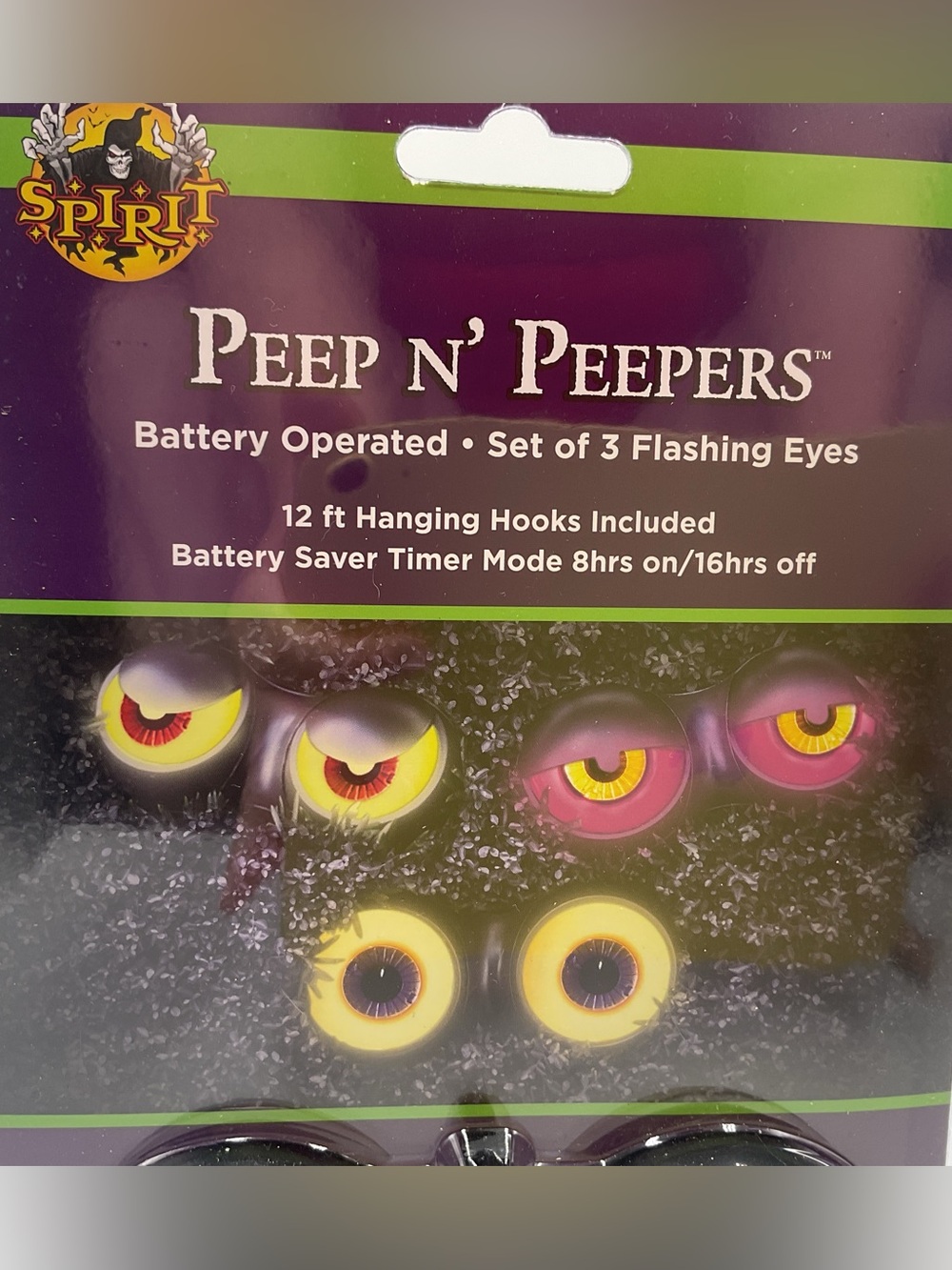 Sealed Spirit Halloween Peep N Peepers Set Of 3 Flashing Eyes Halloween Outdoor